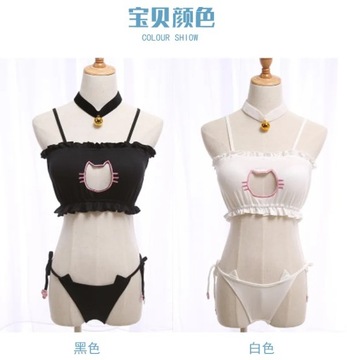 Katze Cat Cosplay Temptation Wrap Breast Love Unde