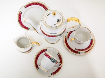 036 ASTRA SERWIS KAWOWY 12/39 CHODZIEŻ PORCELANA