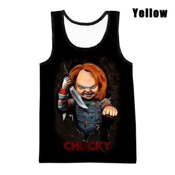 Koszulka bez rękawów 3D Print Anime Chucky Tank