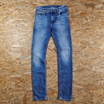 Spodnie Jeansowe TOMMY HILFIGER SIMON SKINNY Niebieskie Dżins Denim 32x34