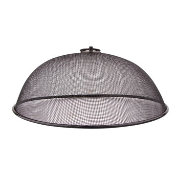 Siatka osłona na owoce warzywa metalowy klosz moskitiera kuchenna 28 cm