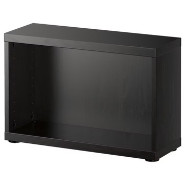 IKEA BESTA OBUDOWA SZAFKI CZARNOBRĄZ 60x20x38 CM