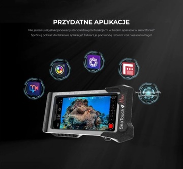 OBUDOWA PODWODNA DO TELEFONU DIVEVOLK SEATOUCH 4 MAX - NIEBIESKA