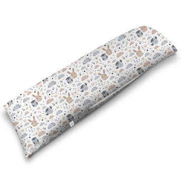 LONG poduszka 40x145 do spania na BOKU BRZUCHU W25