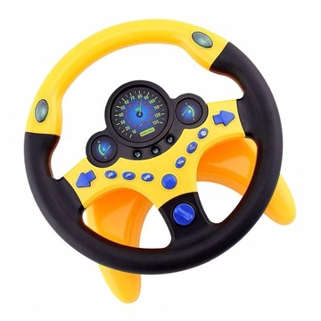 Руль второго пилота для автомобиля - Желтый