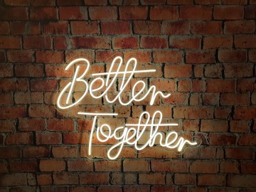 NEON Napis - Better Together
