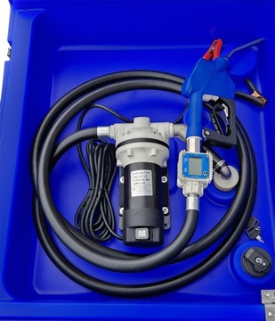 ZBIORNIK MOBILNY PALIWA POMPA DYSTRYBUTOR ADBLUE 12V 430L licznik wskaźnik