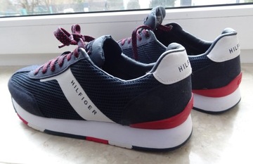 TOMMY HILFIGER adidasy Knitted Material Mix Runner SNEAKERSY