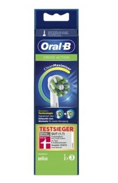 Braun ORAL B CROSS ACTION 3SZT. / Clean Maximiser