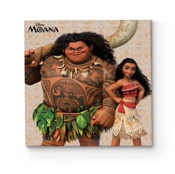 Obraz na płótnie Disney Vaiana i Maui Obrazy na ścianę 40x40 cm