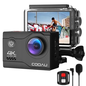 SPORTOWA KAMERA GOPRO WIFI 20MP 4K ULTRA MIKROFON WODOODPORNA AKCESORIA
