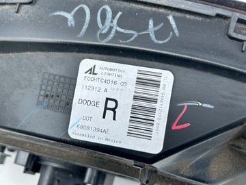 DODGE DART SVĚTLO PRAVÁ ZADNÍ USA 12-16 68081394AE