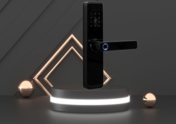 Комбинированный дверной замок с кодовой ручкой Bluetooth WiFi RFID TTLock WC MP066