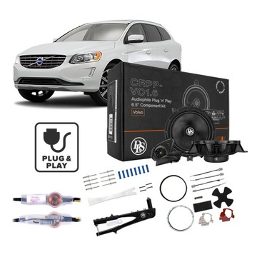 GŁOŚNIKI SAMOCHODOWE DEDYKOWANy system DO VOLVO DLS VO1.6 100W 165MM 2-droż