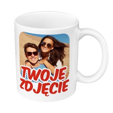 Foto Kubek ze zdjęciem lub tekstem Klienta