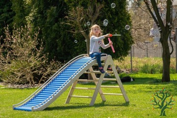 Волновая горка-ролик с макси-треугольником, деревянные игрушки