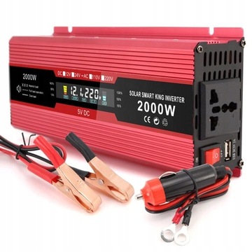 1200W 2000W DC 12V to AC 220V Inverter
