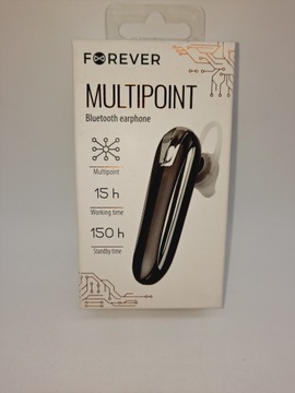 Słuchawka samochodowa bluetooth FBE-01 czarna Forever