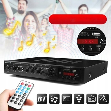 УСИЛИТЕЛЬ HI-FI СТЕРЕО УСИЛИТЕЛЬ BLUETOOTH РАДИО ЦИФРОВОЙ USB УСИЛИТЕЛЬ