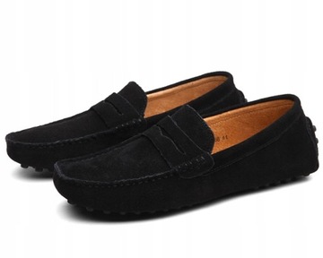 MĘSKIE BUTY MOKASYNY LEKKIE PÓŁBUTY WSUWANE 3812