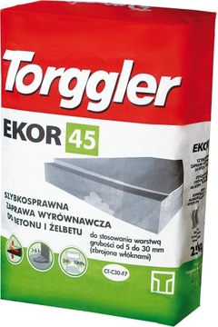ZAPRAWA WYRÓWNAWCZO-NAPRAWCZA EKOR 45 ŻELBET BETON