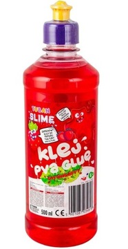 KLEJ PVA O ZAPACHU TRUSKAWKI - CZERWONY 500 ML
