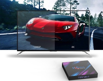 SMART TV BOX H96 MAX 4 ГБ/64 ГБ ANDROID NETFLIX 4K WIFI ULTRA HD НАСТРОЙКА