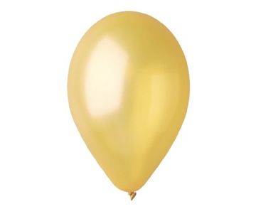 Balony opakowanie 100 sztuk metaliczny ZŁOTY DORATO Godan