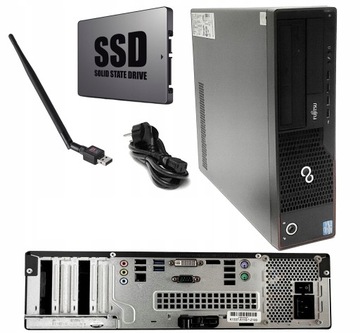 SZYBKI PC biurowy i5 4x3,6GHz 16GB 240GB SSD WIN 10 do biura recepcja WiFi