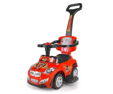 Milly Mally Ride-On 3in1 Happy Red Автомобиль
