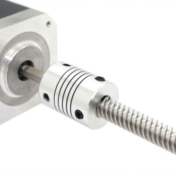 Трапециевидный винт T8 8 мм гайка 500 мм THSL-500-8D