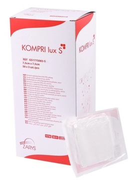 KOMPRESY GAZOWE 7,5x7,5cm 50x3szt GAZIKI JAŁOWE