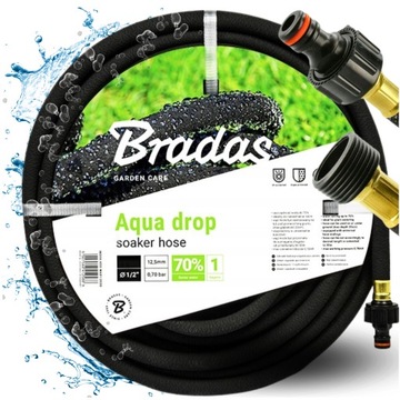 WĄŻ KROPLUJĄCY POCĄCY NAWADNIAJĄCY 15M AQUA-DROP