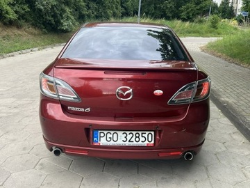 Mazda 6 II Sedan 2.5 MZR 170KM 2008 Mazda 6 Zarejestrowany Mały przebieg LPG, zdjęcie 4