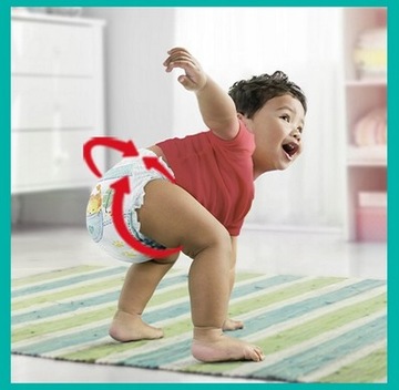 PAMPERS БРЮКИ 6 ПОДГУЗНИКОВ БРЮКИ 176 ШТ.