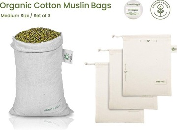 МЕШКИ ДЛЯ УПАКОВКИ ПИЩЕВЫХ ПИЩЕВ ИЗ 100% ХЛОПКА