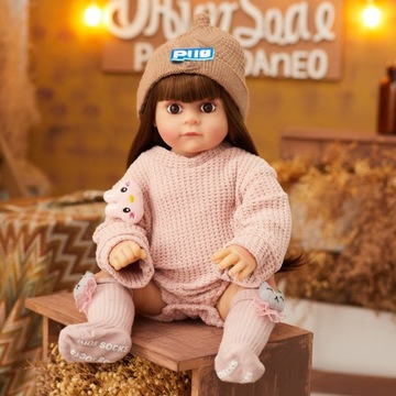 55Cm Rebirth Doll Całe ciało Winyl zmywalny