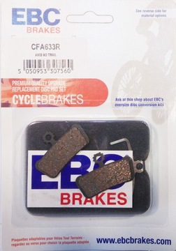 Klocki AVID/SRAM G2 R A1 organiczne sportowe EBC