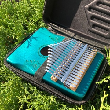 Retropolis kalimba красное дерево СИНИЙ Деревянный инструмент КОРПУС УЧЕБНОЕ УЧЕБНОЕ УЧРЕЖДЕНИЕ REED