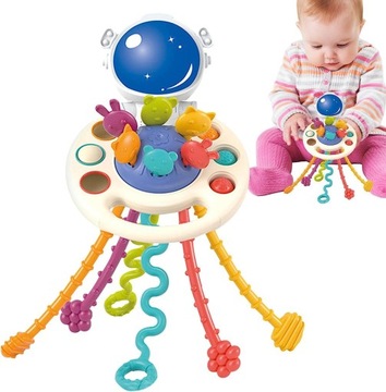 ZABAWKA SENSORYCZNA MONTESSORI GRYZAK NIEMOWLAT