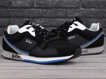 Buty, sneakersy męskie Lee Cooper BLACK/WHITE/BLUE