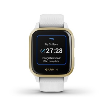 Умные часы GARMIN VENU SQ с GPS, бело-золотые