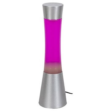 Lampa dekoracyjna stołowa z różową lawąna prezent LAVA