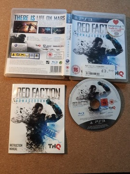 PS3 Red Faction Armageddon Kompletna Angielska