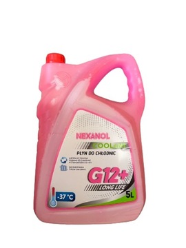 Mieszalny płyn do chłodnic 5L -35 st C. Nexanol Coolant chłodnic chłodniczy