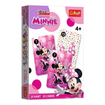 KARTY DLA DZIECI RODZINNA GRA PIOTRUŚ DISNEY MYSZKA MINNIE 3+ TREFL
