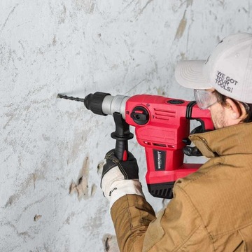 ДРЕЛЬ УДАРНАЯ ДРЕЛЬ SDS+ 1500 Вт НАБОР В КОРПУСЕ