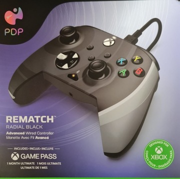 Pad przewodowy PDP Rematch Radial Black
