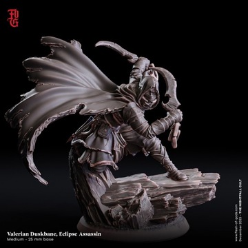 Valerian Duskbane, Eclipse Assassin Figurka RPG DnD Pathfinder