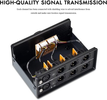 Przełącznik audio XLR Nobsound MC103-PRO L340